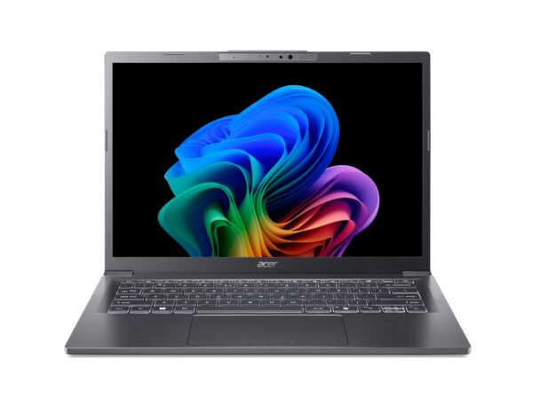 Aspire 14 AI A14-52M-78BB Copilot+ PC Intel Core Ultra 7 256V Portátil 35,6 cm (14") WUXGA 16 GB LPDDR5x-SDRAM 512 GB SSD Wi-Fi 6E (802.11ax) Windows 11 Home Gris