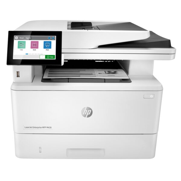 LaserJet Enterprise M430f Multifunction Blanco y negro Impresora, Solo Ethernet Fotocopiadora, escáner