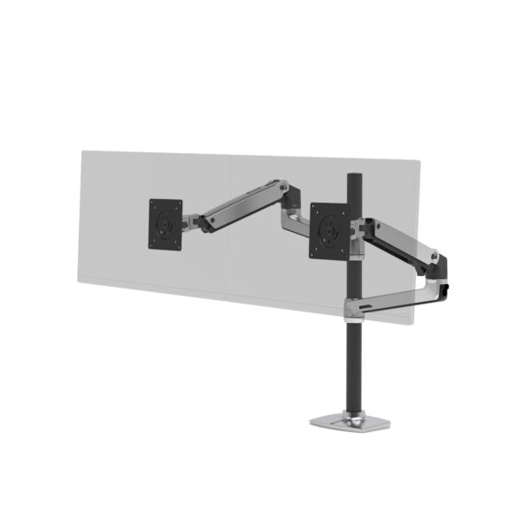 LX Series LX Dual Stacking Arm Tall Pole 101,6 cm (40") Escritorio Aluminio