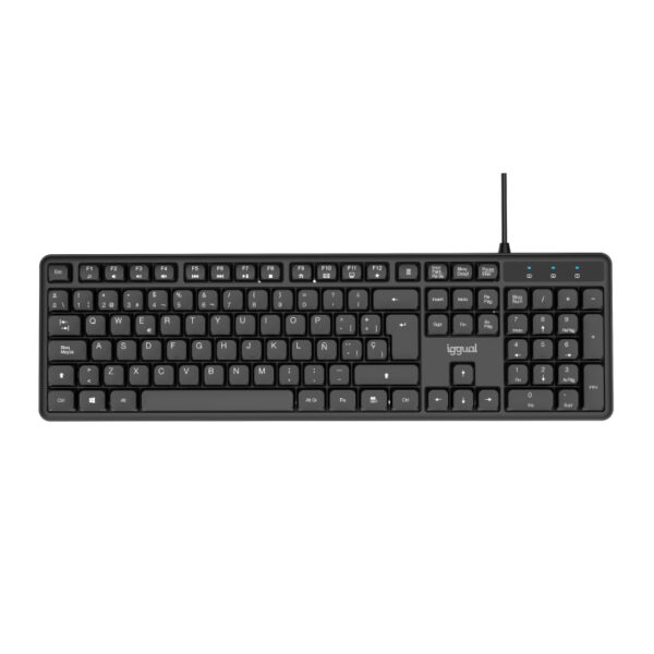 Teclado USB estándar CK-SILENT-105T negro