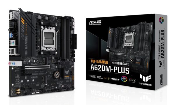 TUF GAMING A620M-PLUS AMD A620 Zócalo AM5 micro ATX