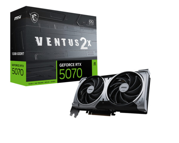 GeForce RTX 5070 12G VENTUS 2X OC NVIDIA 12 GB GDDR7