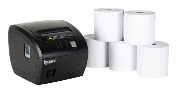 Kit impresora térmica TP7001 + 5 rollos