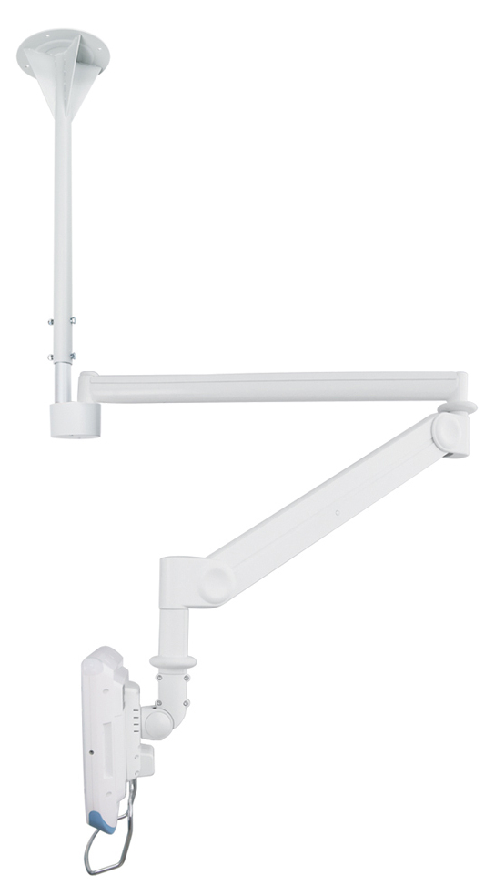 FPMA-HAC100 Soporte de techo para monitor médico 10-24" - alt. 0-170 cm - resorte de gas