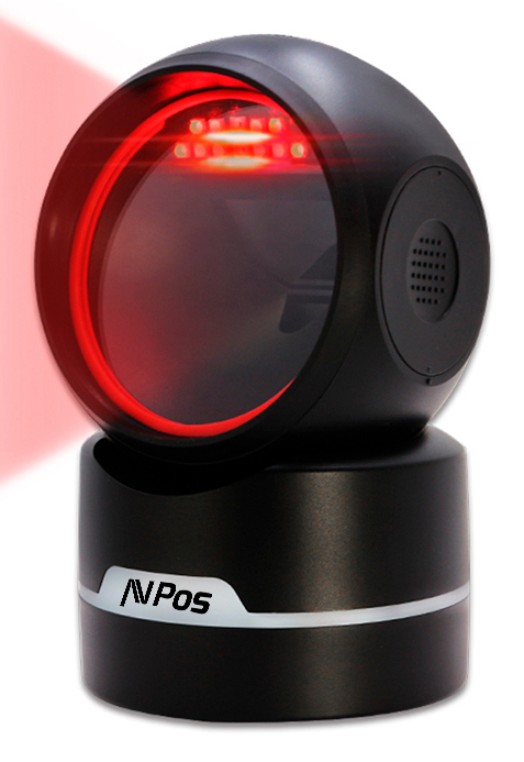 AVP-M680-2D lector de código de barras Lector de códigos de barras fijo 1D/2D CMOS Negro