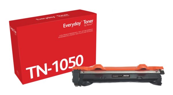 Everyday El tóner Everyday Negro de Xerox es compatible con Brother TN1050, Capacidad estándar