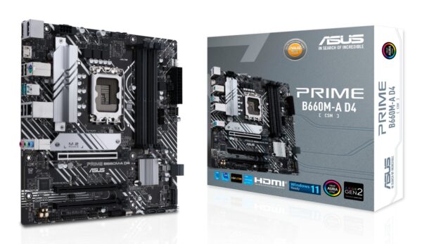 PRIME B660M-A D4-CSM Intel B660 LGA 1700 micro ATX