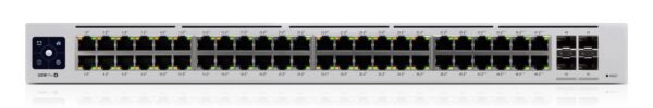 UniFi Pro 48-Port PoE Gestionado L2/L3 Gigabit Ethernet (10/100/1000) Energía sobre Ethernet (PoE) 1U Plata
