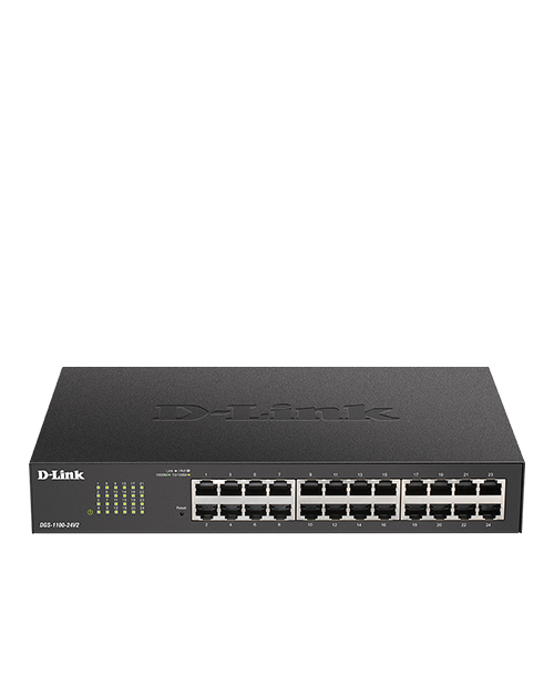 DGS-1100-24V2 switch Gestionado L2 Gigabit Ethernet (10/100/1000) 1U Negro