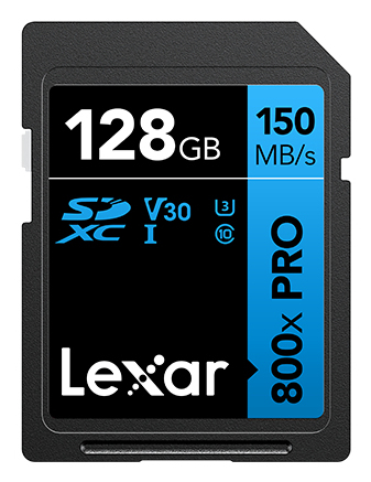 High-Performance 800xPRO 128 GB SDXC UHS-I Clase 10