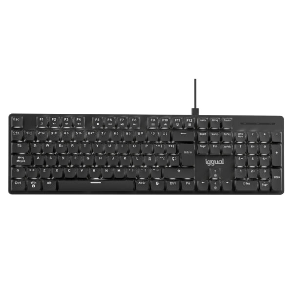 Teclado USB mecánico CK-MECHA-105T negro