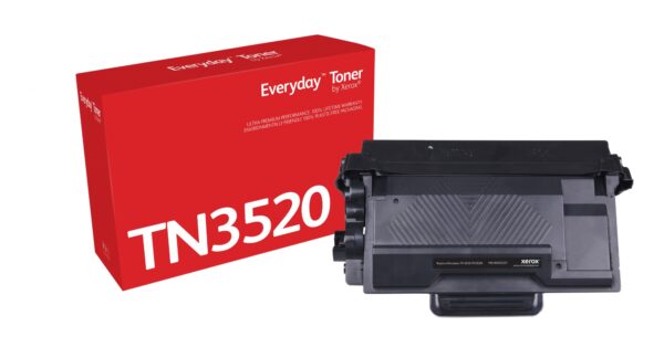 Everyday El tóner Everyday Negro de Xerox es compatible con Brother TN3520, Capacidad ultra