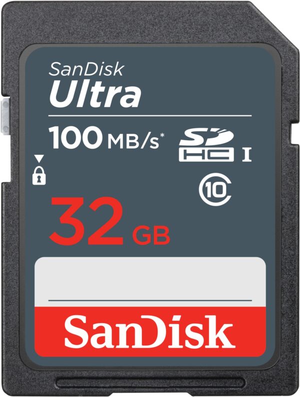 Ultra 32GB SDHC Mem Card 100MB/s UHS-I Clase 10