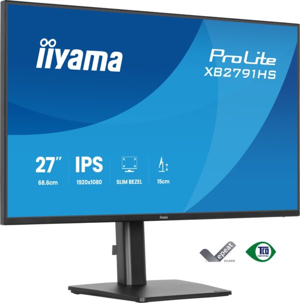 ProLite XB2791HS-B1 pantalla para PC 68,6 cm (27") 1920 x 1080 Pixeles Full HD LED Negro