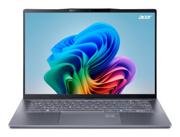 Swift Go 14 AI SFG14-01-X962 Snapdragon X1P-42-100 Portátil 36,8 cm (14.5") WUXGA 16 GB LPDDR5x-SDRAM 1 TB SSD Wi-Fi 7 (802.11be) Windows 11 Home Gris