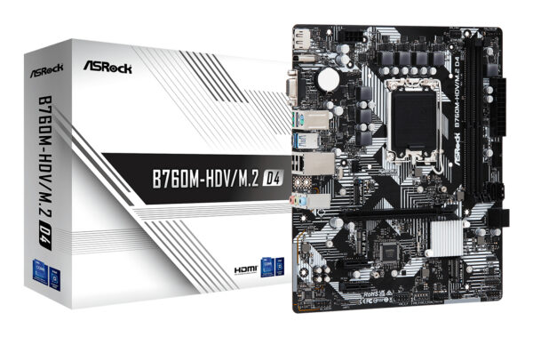 B760M-HDV/M.2 D4 Intel B760 LGA 1700 micro ATX