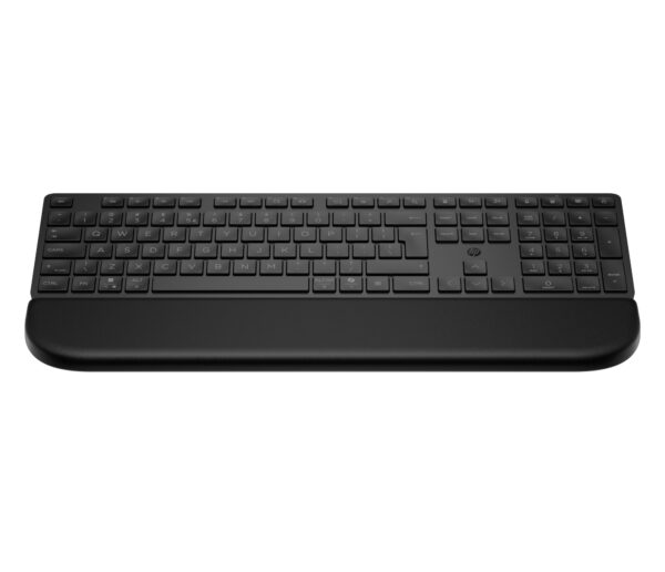 Teclado multidispositivo en modo dual con reposamanos 580K