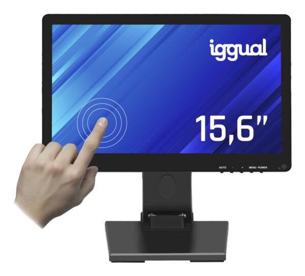 Monitor táctil capacitivo 15,6" 16:9 HD+