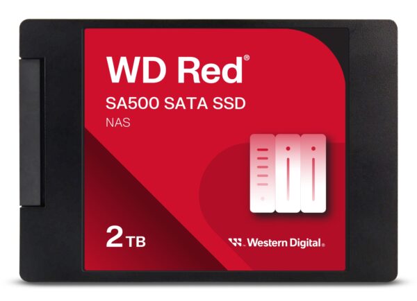 Red WD SA500 2 TB 2.5" SATA 3D NAND