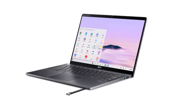 Chromebook CPE794-1N-TCO-73UW Intel Core Ultra 7 155U 35,6 cm (14") Pantalla táctil WUXGA 32 GB LPDDR5x-SDRAM 512 GB SSD Wi-Fi 6E (802.11ax) ChromeOS Gris