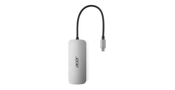 7in1 Type C Dongle Alámbrico USB 3.2 Gen 1 (3.1 Gen 1) Type-C Plata