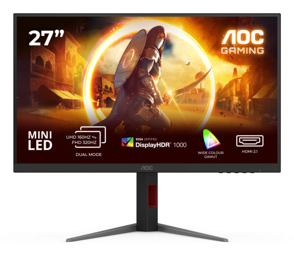 G4 U27G4XM pantalla para PC 68,6 cm (27") 3840 x 2160 Pixeles 4K Ultra HD LED Negro, Rojo