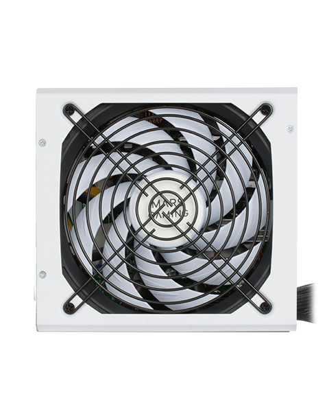 MPB650, Fuente Alimentación PC ATX 650W, 6 Años Garantía, 80Plus Bronze 230V, Ventilador 140mm FDB con Tecnología Silenciosa AI-RPM, 90% Eficiencia, Blanco