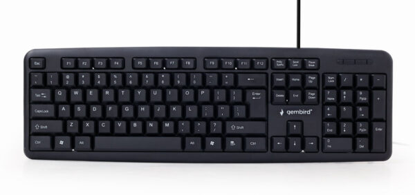 KB-U-103-ES teclado Hogar USB Español Negro