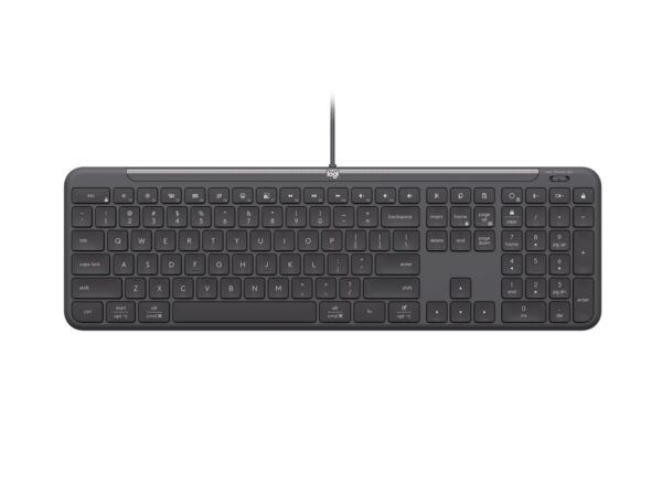 Signature Slim Wired K620 For Business teclado Universal USB QWERTY Español Grafito