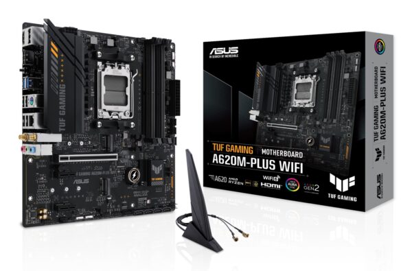 TUF GAMING A620M-PLUS WIFI AMD A620 Zócalo AM5 micro ATX