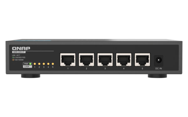 QSW-3205-5T switch No administrado 10G Ethernet (100/1000/10000) Escritorio Negro
