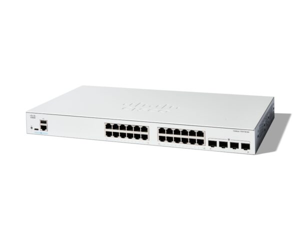 C1300-24T-4G switch Gestionado L2/L3 Gigabit Ethernet (10/100/1000) Blanco