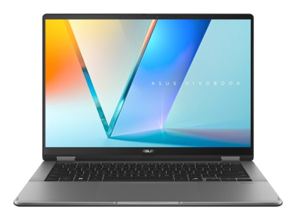 Vivobook 14 Flip OLED TP3407SA-SG180W Copilot+ PC - Ordenador Portátil 14" WUXGA (Intel Core Ultra 7 258V, 32GB RAM, 1TB SSD, Arc Graphics 140V, Windows 11 Home) Gris Mate - Teclado QWERTY español
