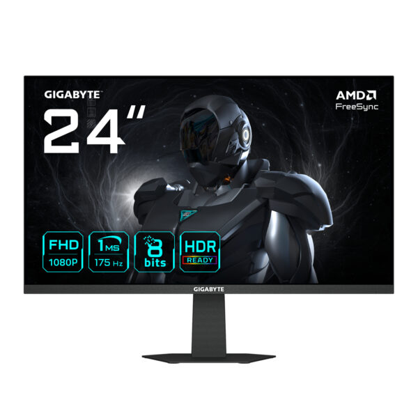 GS24F14A Monitor Gaming 24 FHD - 1920 x 1080, 175Hz, 1ms, 400 cd/m², FreeSync, HDR Ready, HDMI 2.0, DisplayPort 1.4