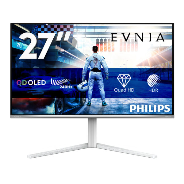 Evnia 6000 27M2N6501L/00 pantalla para PC 67,3 cm (26.5") 2560 x 1440 Pixeles Quad HD QD-OLED Blanco