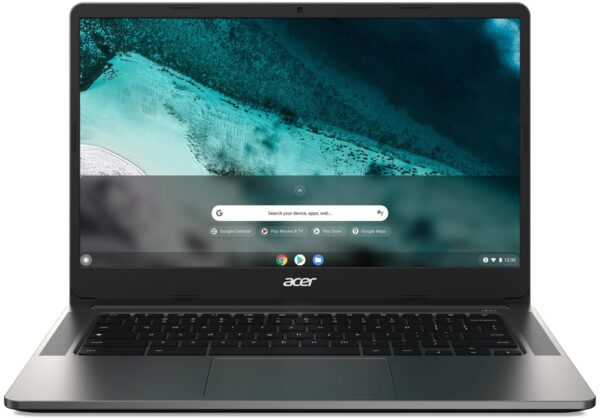 Chromebook C934-P5JW Intel® Pentium® Silver N6000 35,6 cm (14") HD 8 GB LPDDR4x-SDRAM 64 GB Flash Wi-Fi 6 (802.11ax) ChromeOS Gris