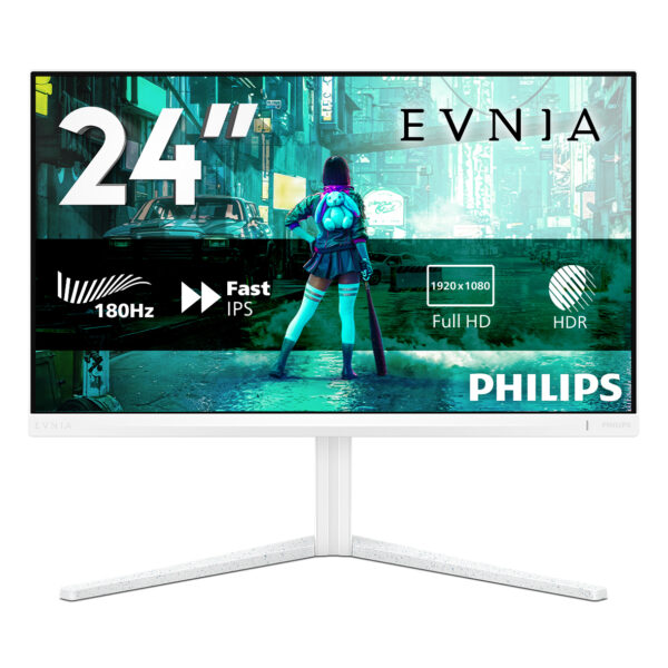 Evnia 24M2N3201A/00 pantalla para PC 60,5 cm (23.8") 1920 x 1080 Pixeles Full HD LCD Blanco