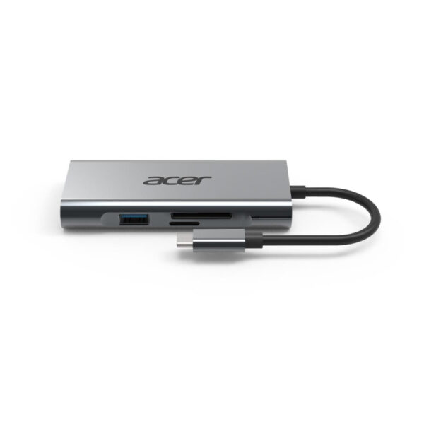 GP.DCK11.00N base para portátil y replicador de puertos Alámbrico USB 3.2 Gen 1 (3.1 Gen 1) Type-C Plata
