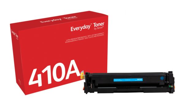 Everyday Toner Everyday Cian di Xerox compatibile con HP 410A (CF411A), Capacidad estándar