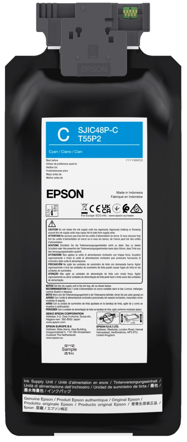 SJIC48P-C cartucho de tinta 1 pieza(s) Original Cian