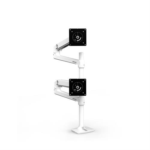 LX Series LX Dual Stacking Arm 101,6 cm (40") Escritorio Blanco