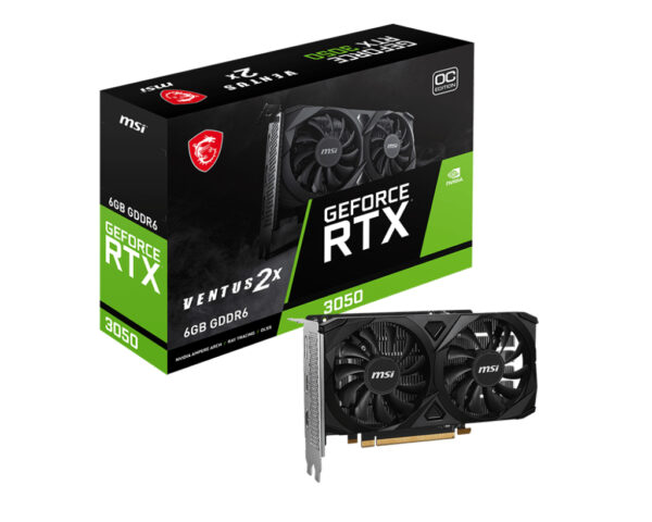 VENTUS GeForce RTX 3050 2X E 6G OC NVIDIA 6 GB GDDR6