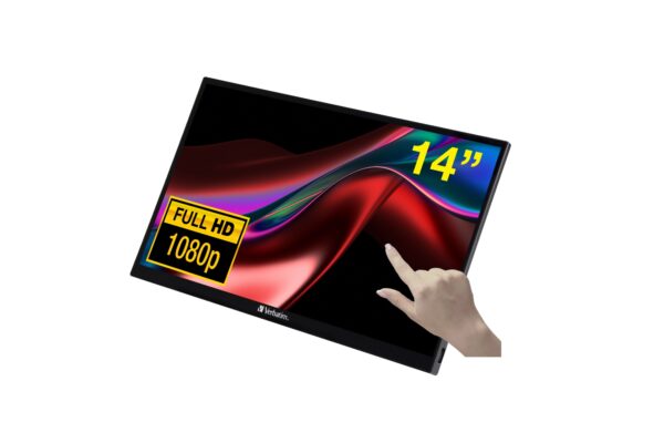 49591 pantalla para PC 35,6 cm (14") 1920 x 1080 Pixeles Full HD LCD Pantalla táctil Negro