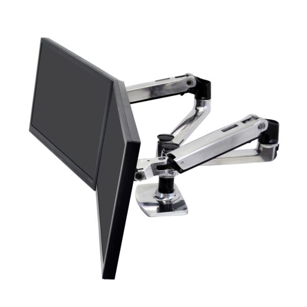 LX Series 45-245-026 soporte para monitor 68,6 cm (27") Escritorio Plata