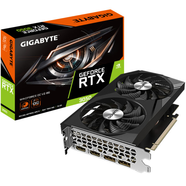 GeForce RTX 3050 WINDFORCE OC V2 8G NVIDIA 8 GB GDDR6