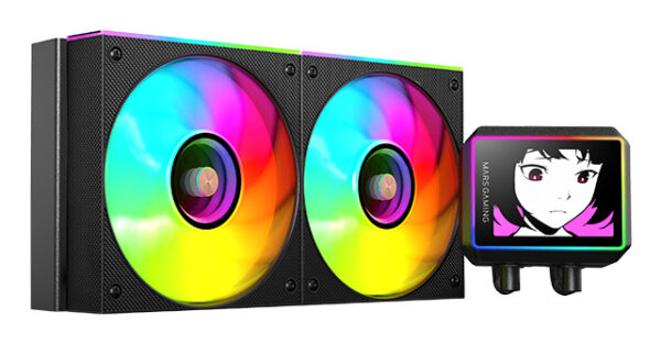 ML-VISIONII240 Procesador Sistema de refrigeración líquida todo en uno 12 cm Negro 1 pieza(s)