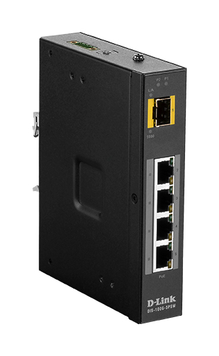 DIS-100G-5PSW No administrado L2 Gigabit Ethernet (10/100/1000) Energía sobre Ethernet (PoE) Negro