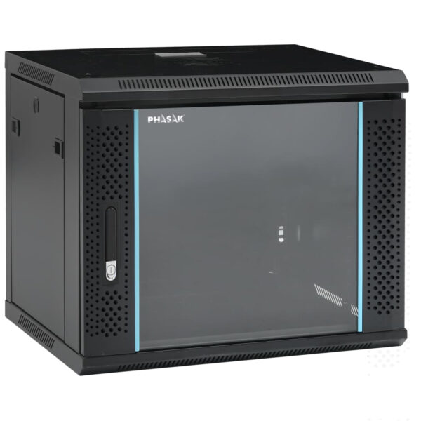 PHO 2109 armario rack 9U Bastidor de pared Negro