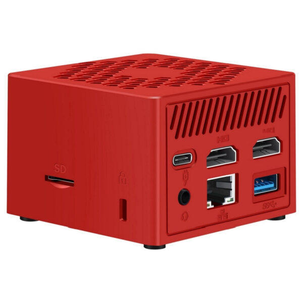 MiniPC N100 8GB 128GB Rojo