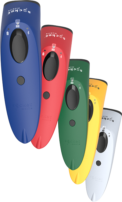 S740 Lector de códigos de barras portátil 1D/2D LED Azul